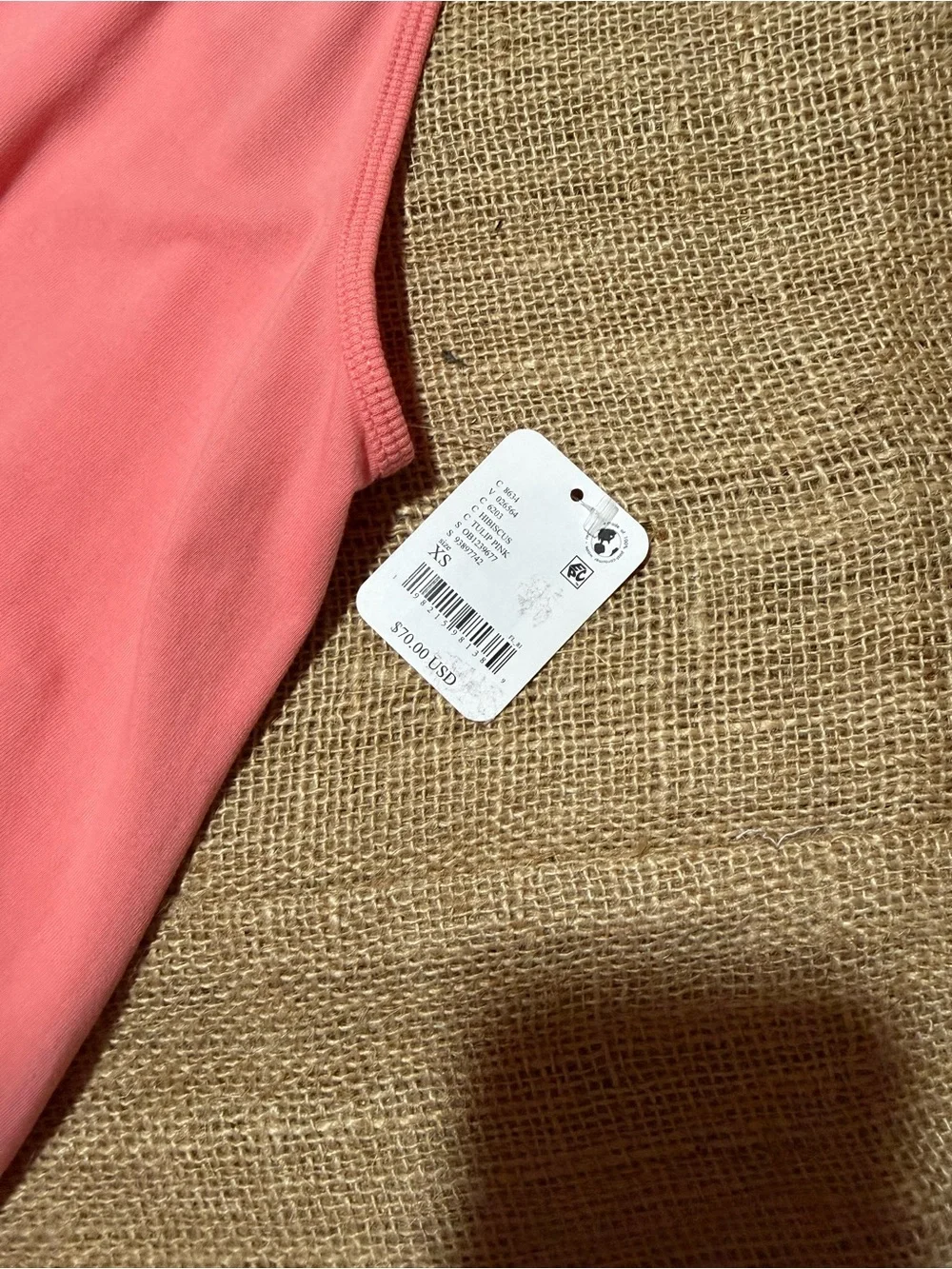 Free People Coral Pink Loose-Fit Onesie Jumpsuit